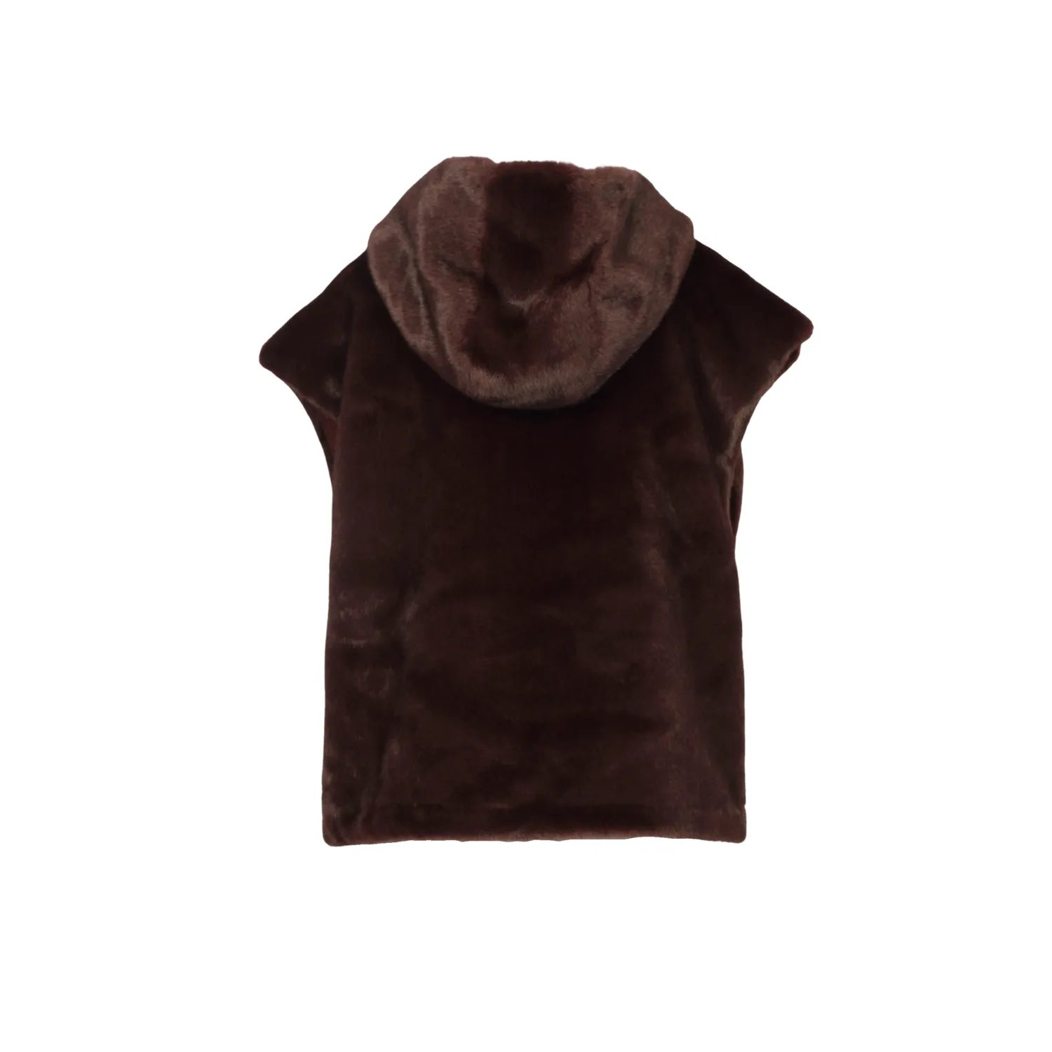 Oakwood Vesuve 65296 gilet fausse fourrure porto capuche