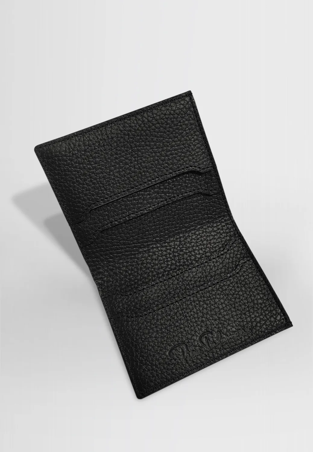 Pierre Talamon Portefeuille cuir noir homme