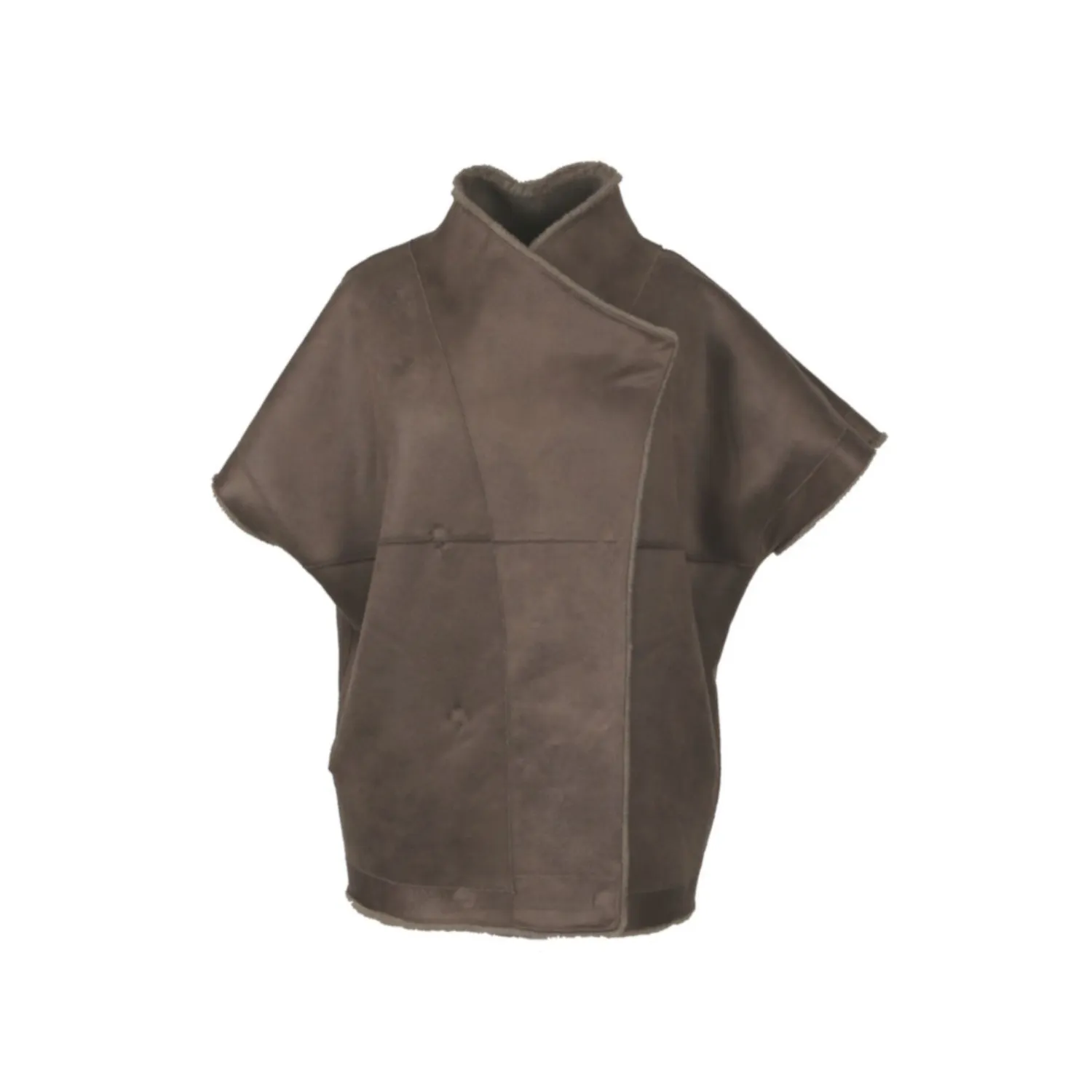 Oakwood Hanae 64759 gilet laine réversible taupe
