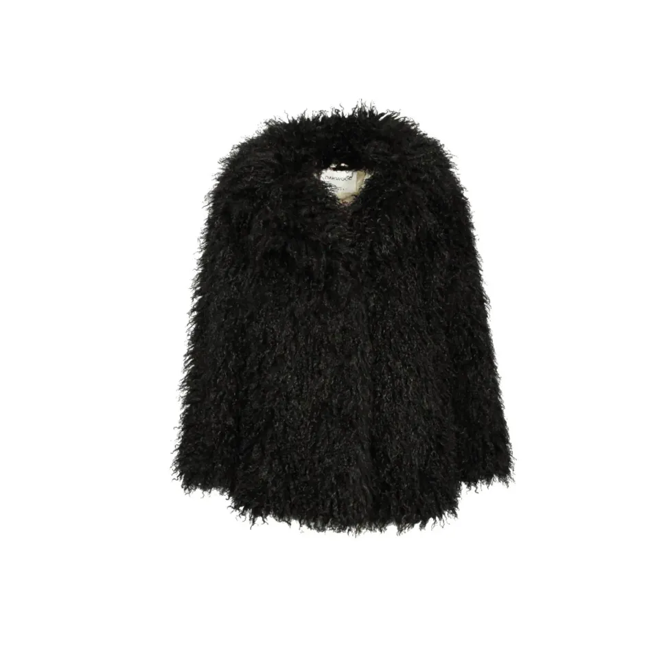 Oakwood Kiwi 65262 veste noir fausse fourrure