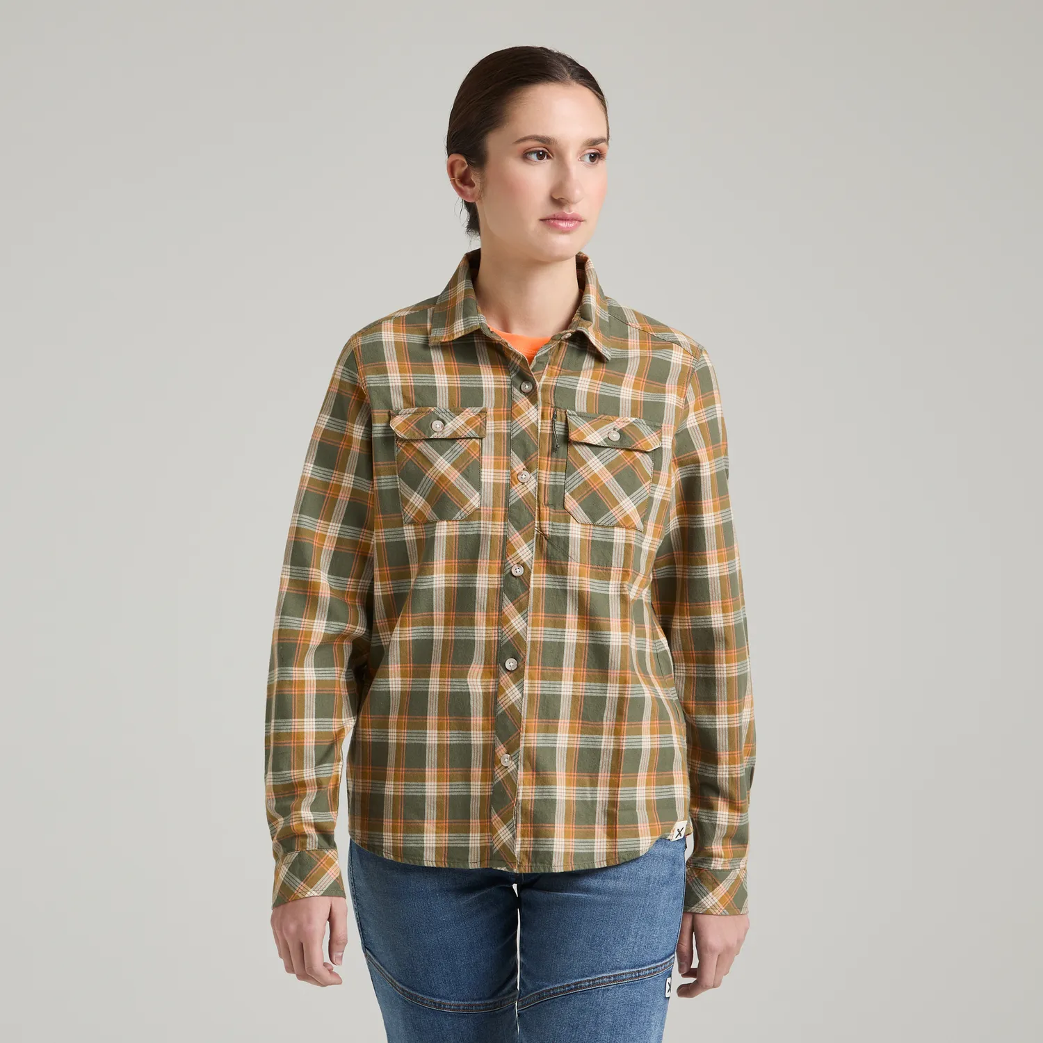 Montura Cotton Check Shirt Woman chemise femme carreaux