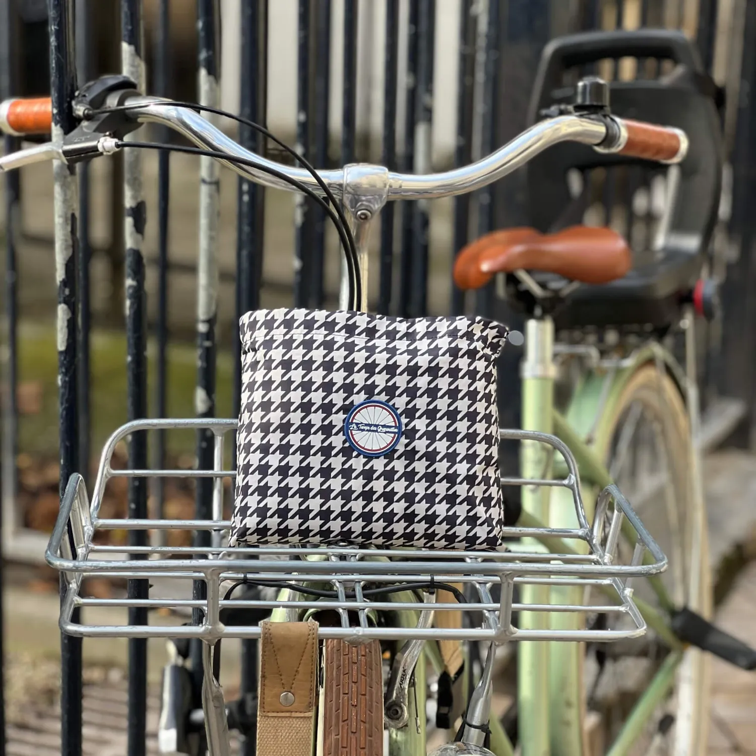Le Temps des Grenouilles Paris poncho pluie vélo recyclé