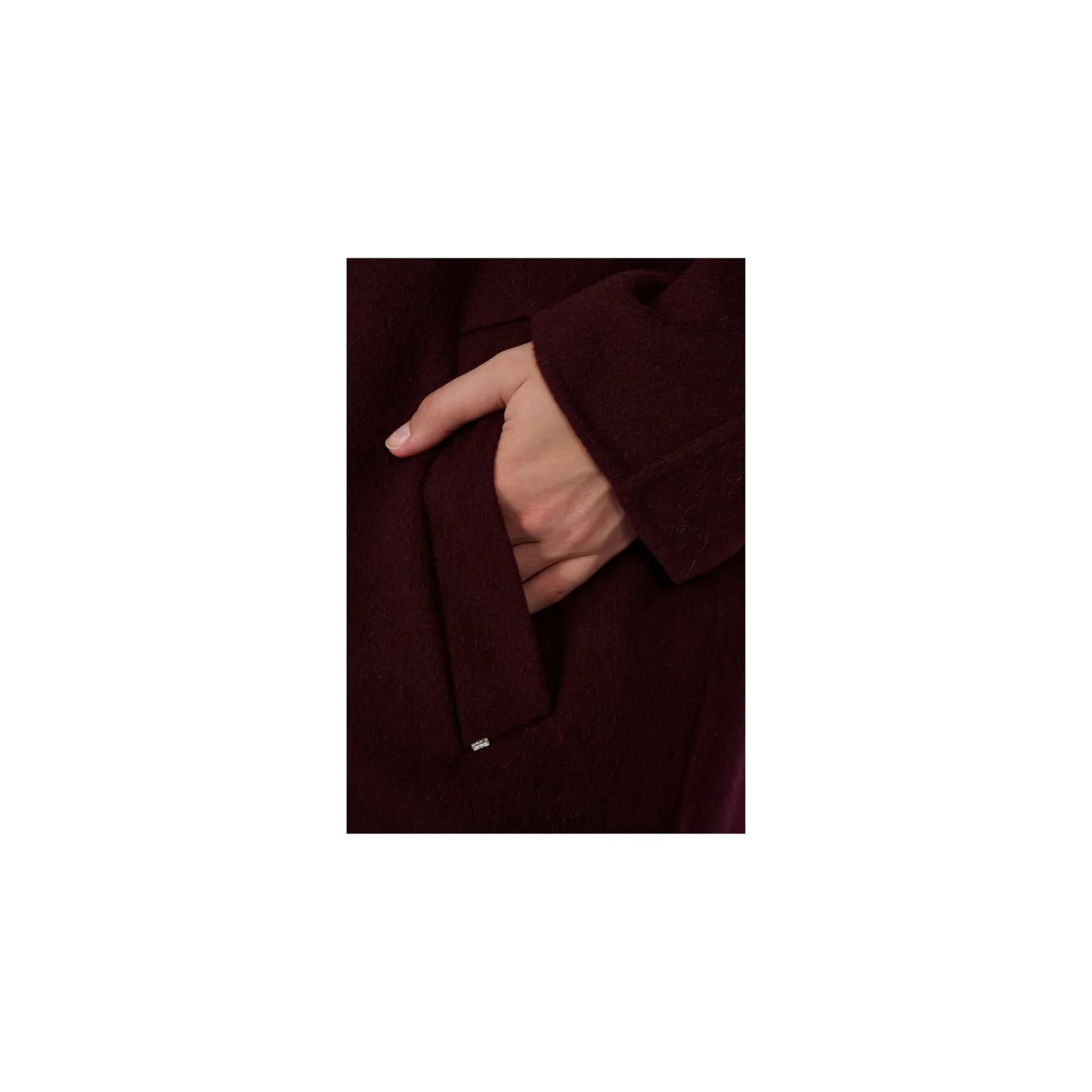 Oakwood Donnatella 65071 manteau porto laine mélangée