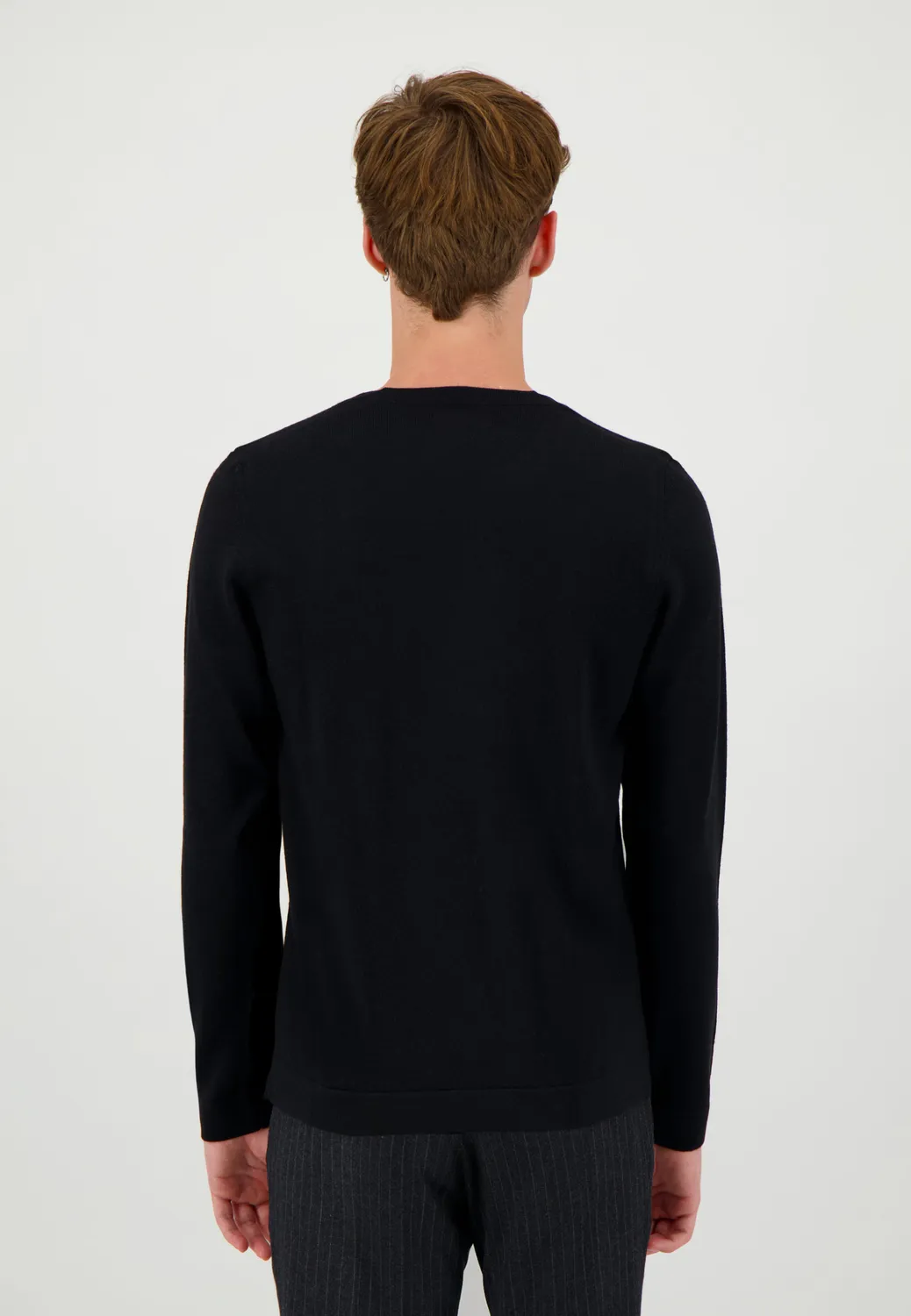 Pierre Talamon Eclipse pull noir col rond