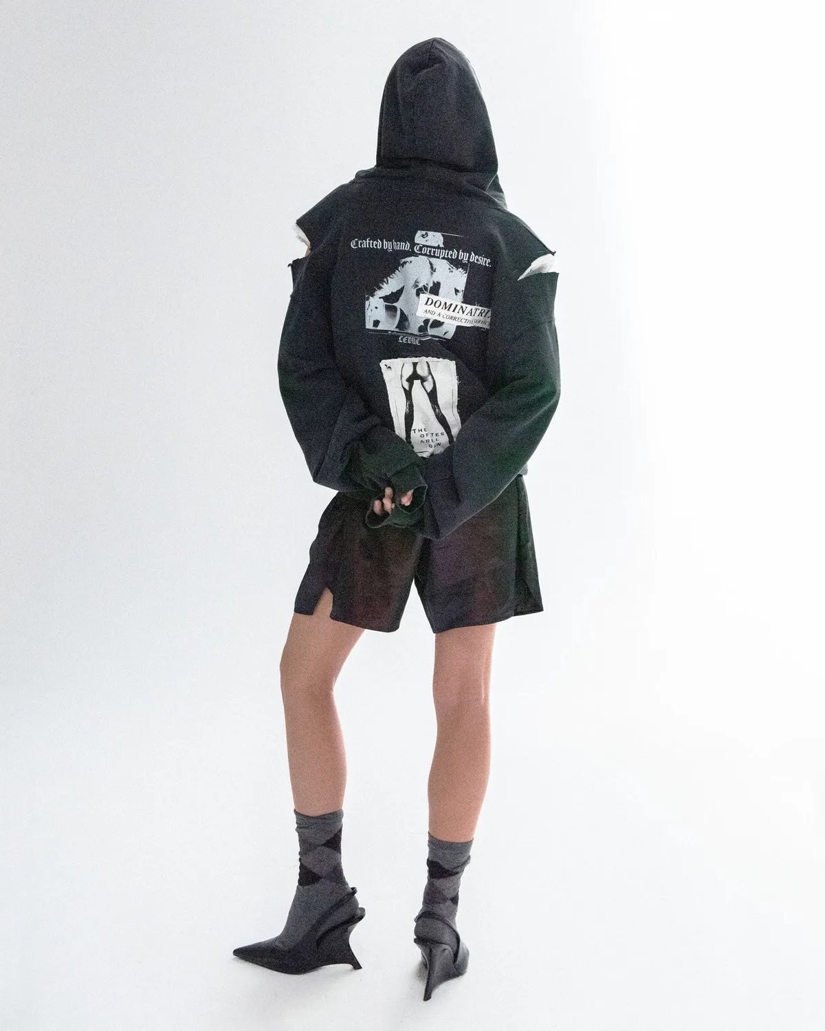 PAOLO LEDUC Pleasures hoodie zippé noir coton bio