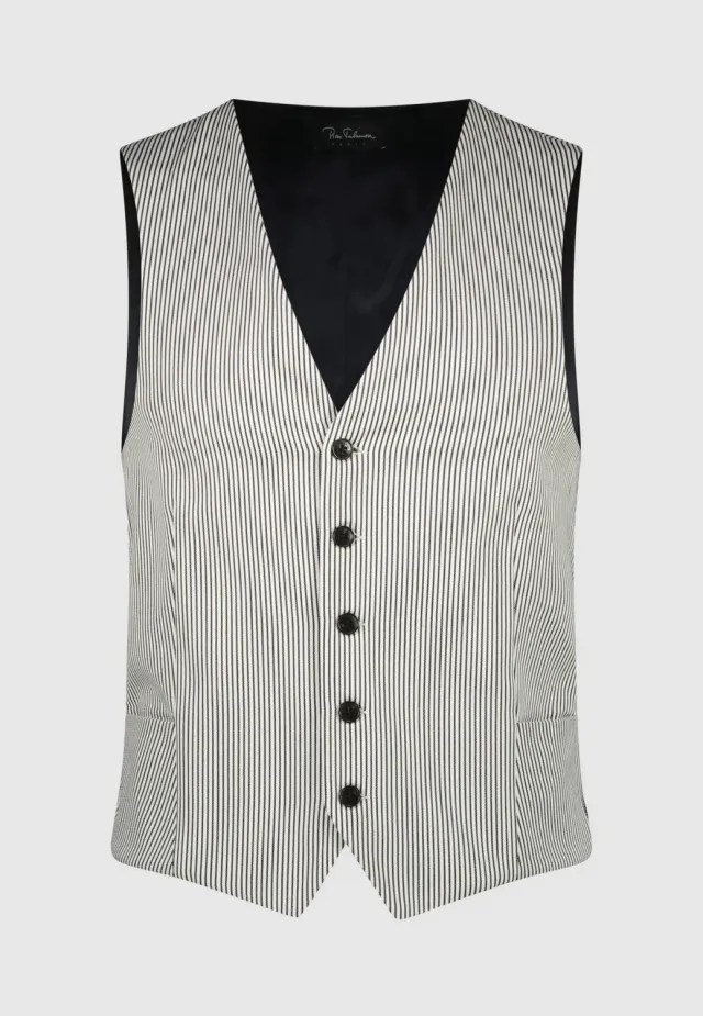 Pierre Talamon Rayé gilet rayé maille légère
