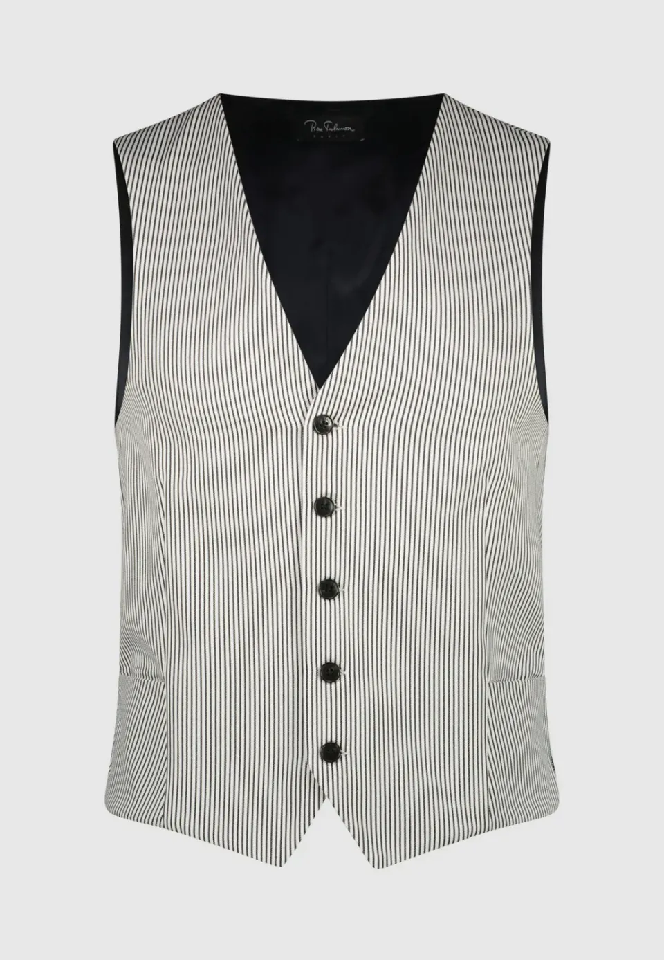 Pierre Talamon Rayé gilet rayé maille légère