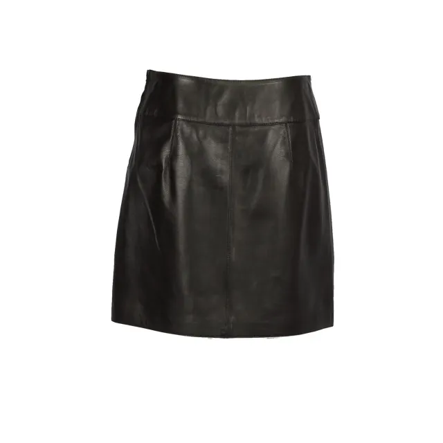 Oakwood Noce 65221 jupe courte cuir noir 45 cm
