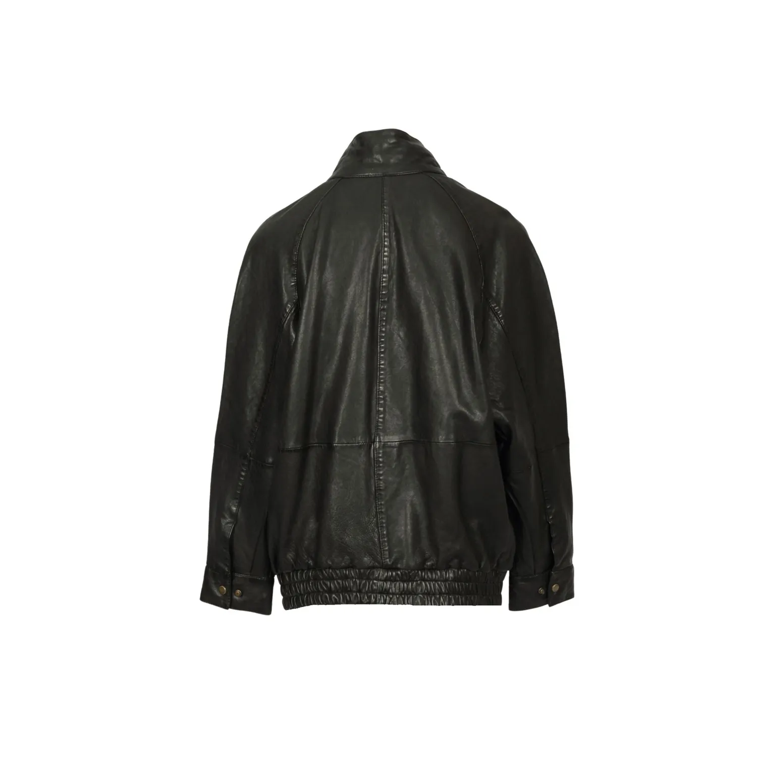 Oakwood Sailor 65350 blouson cuir oversize noir