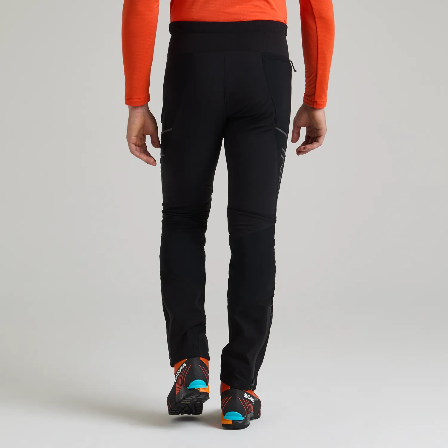 Montura Inox pantalon softshell homme gris orange imperméable