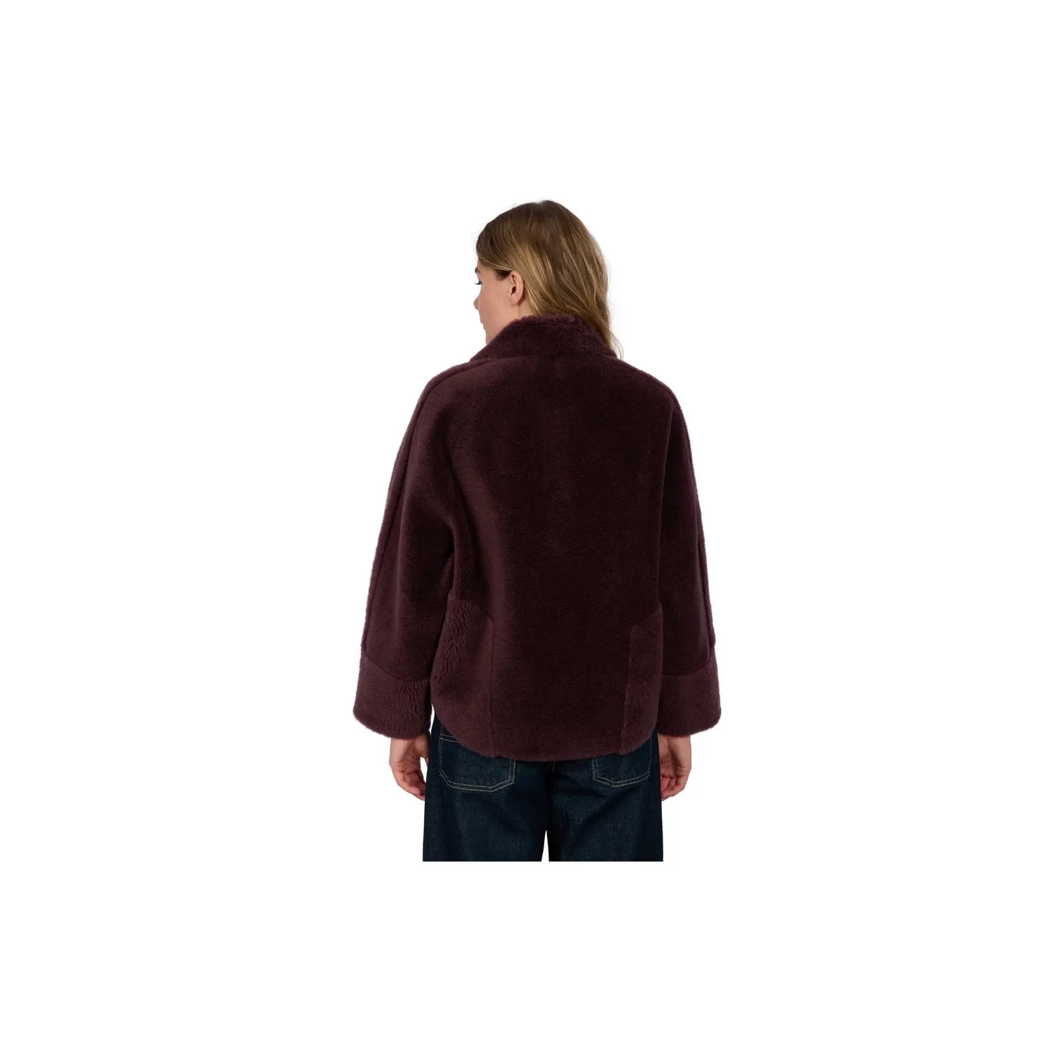 Oakwood Helen 63748 veste laine réversible porto