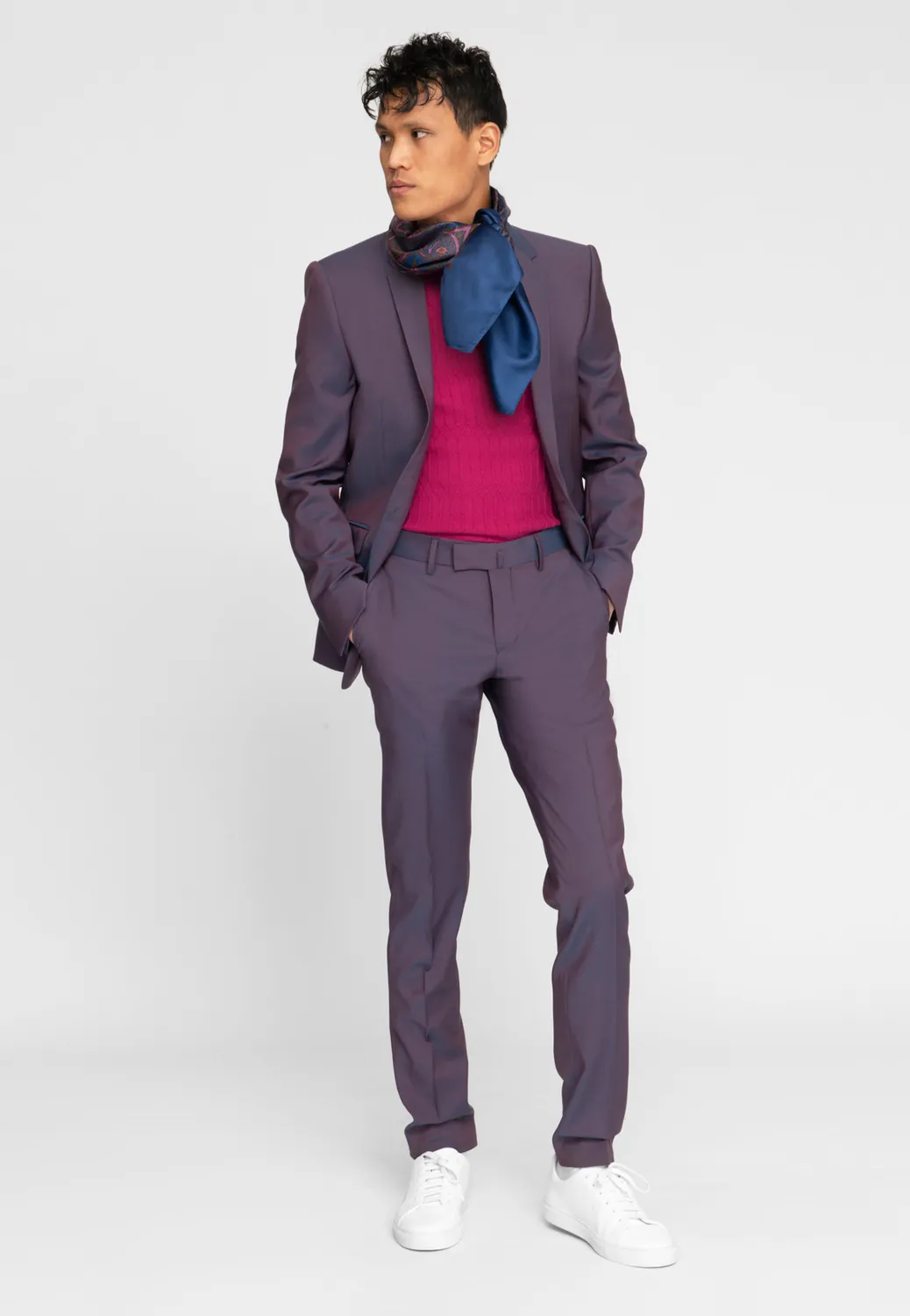 Pierre Talamon T-Shirt Pillar Fuchsia Homme