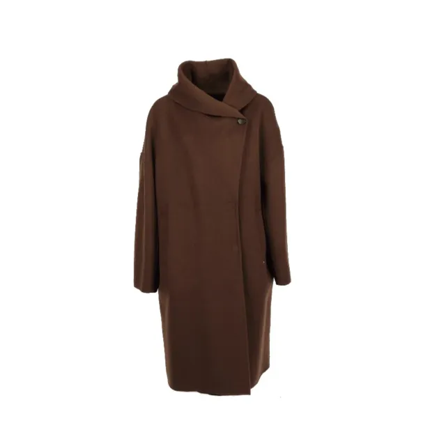 Oakwood Vaila 65356 manteau laine choco 100% laine