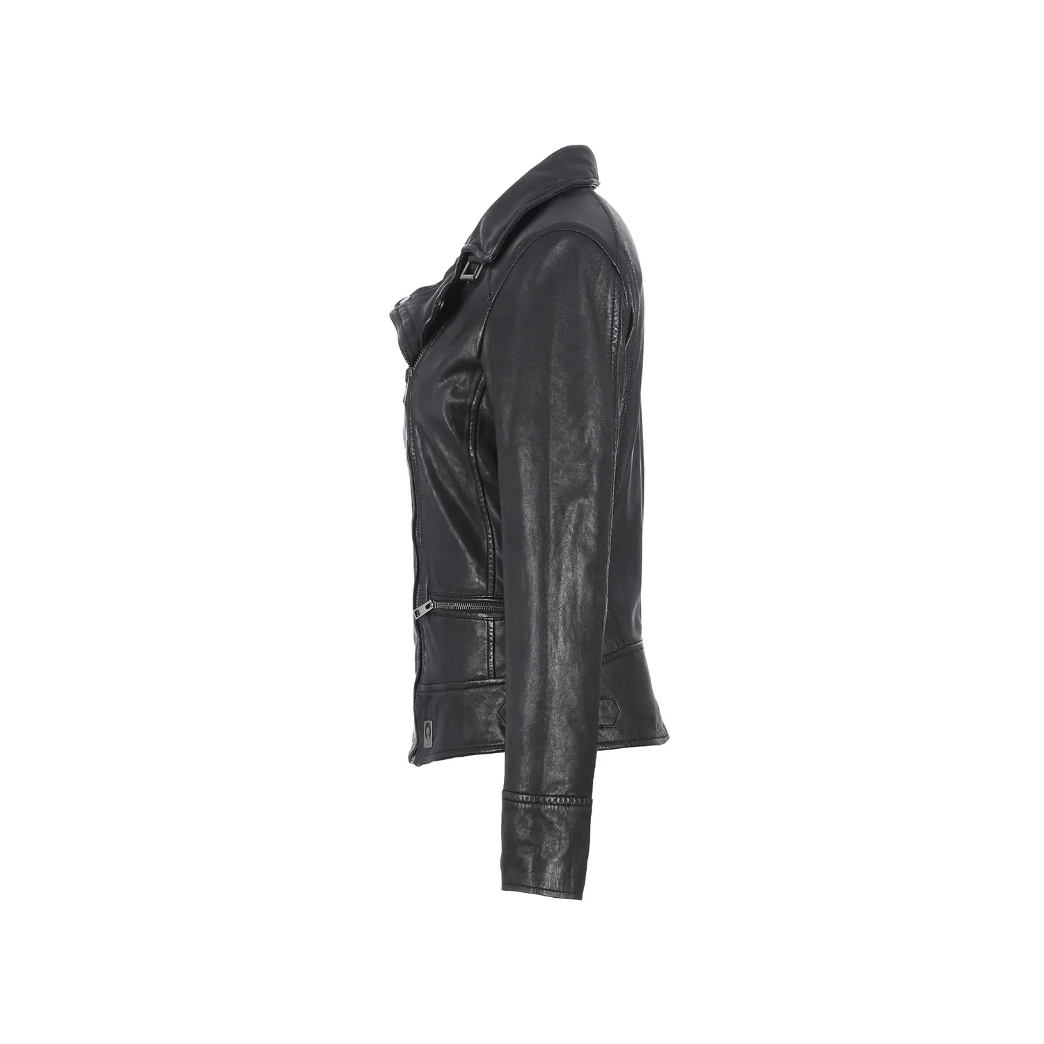 Oakwood Video 62065 blouson cuir noir effet lavé