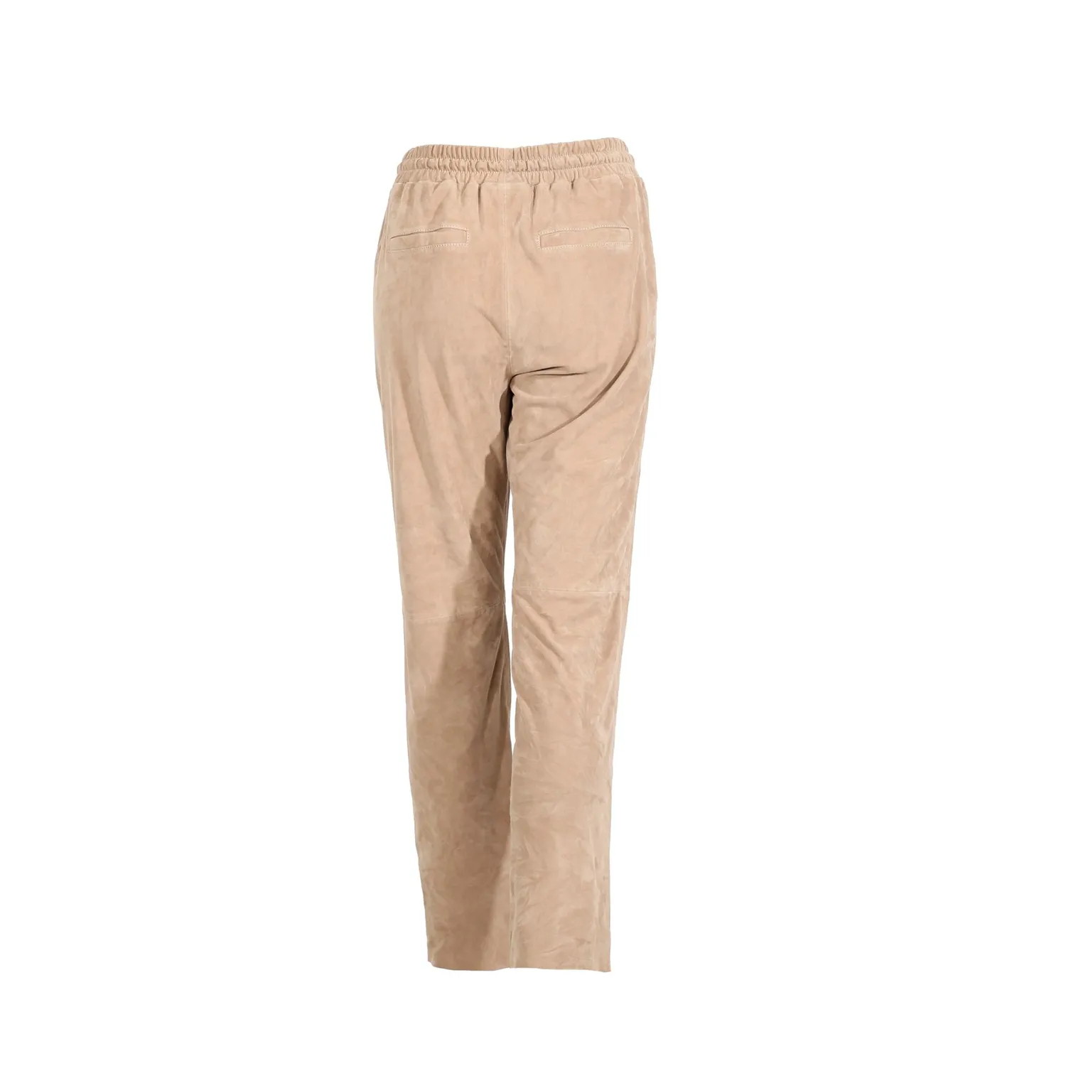OAKWOOD GIFT 63642 jogpant cuir beige