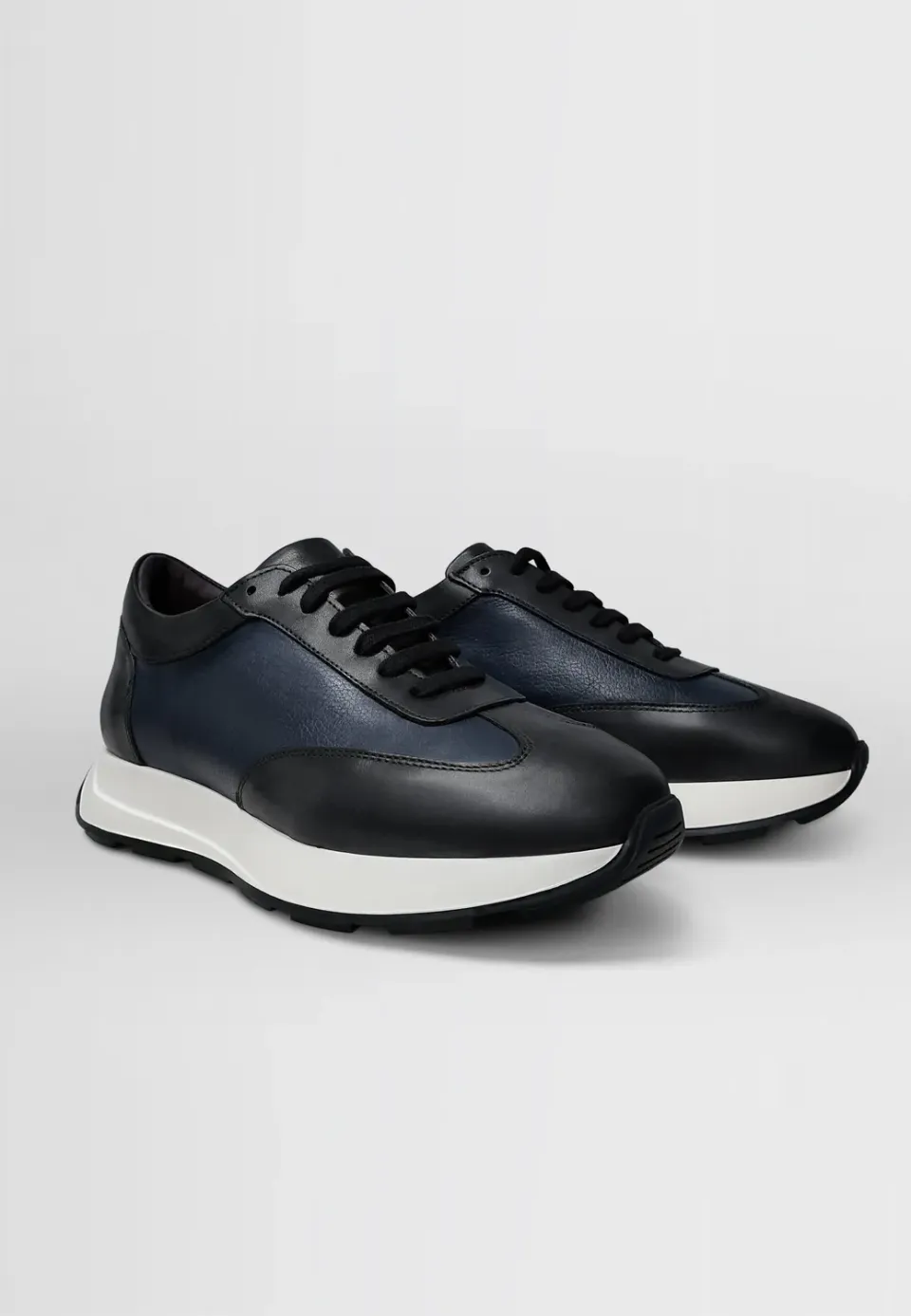 Pierre Talamon Bicolores Navy Noir sneakers basses