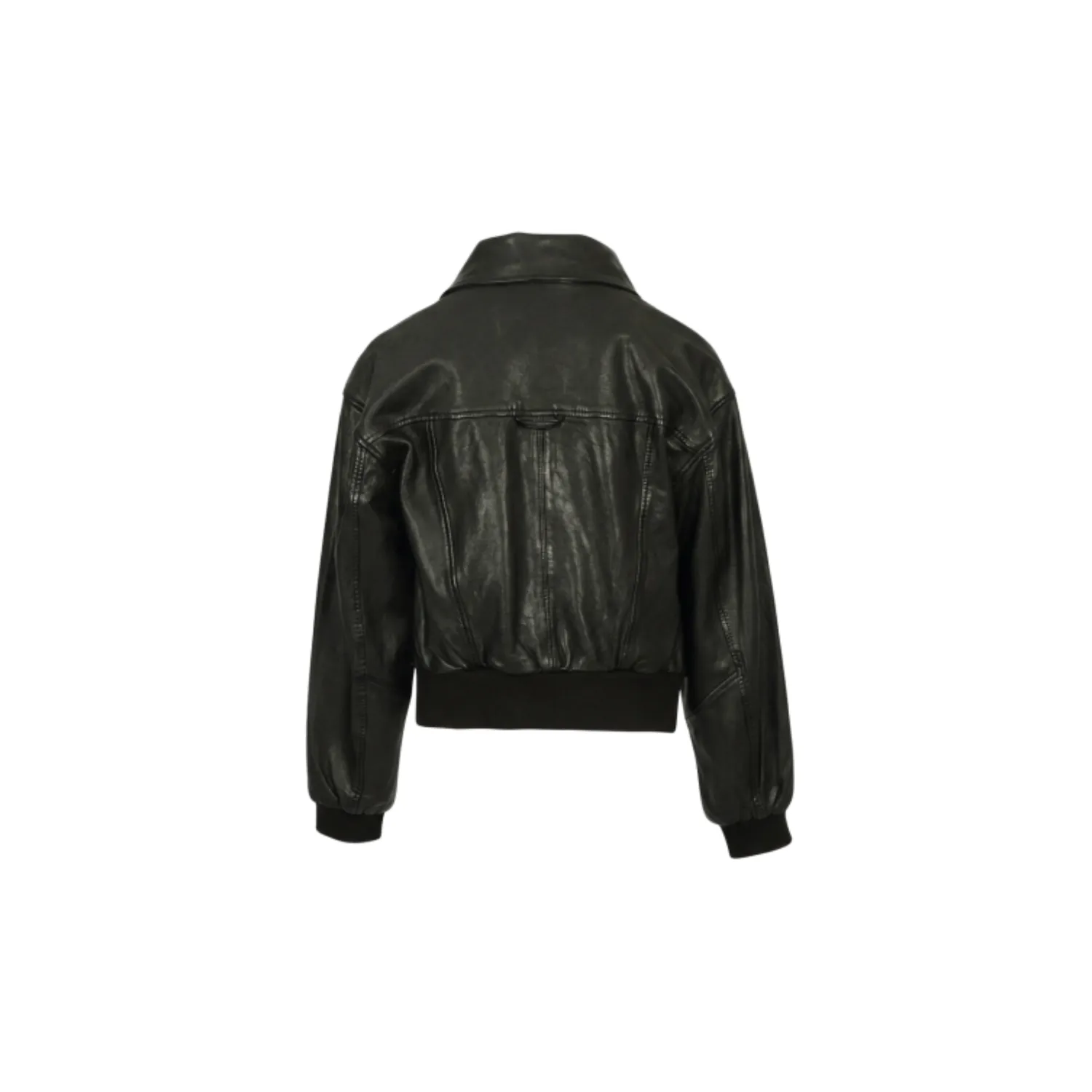 Oakwood Henriette 65344 blouson cuir court noir