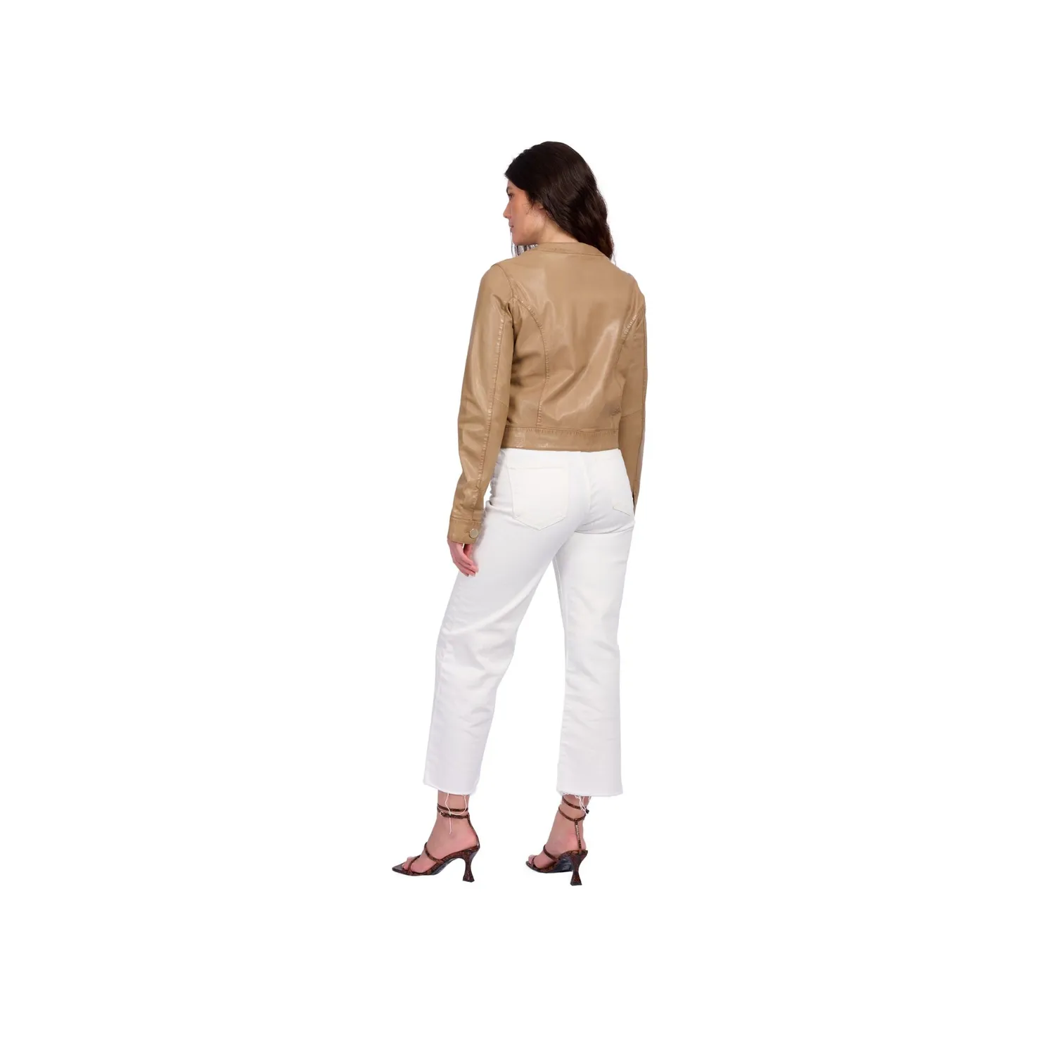 Oakwood Susan 65161 veste cuir marron clair
