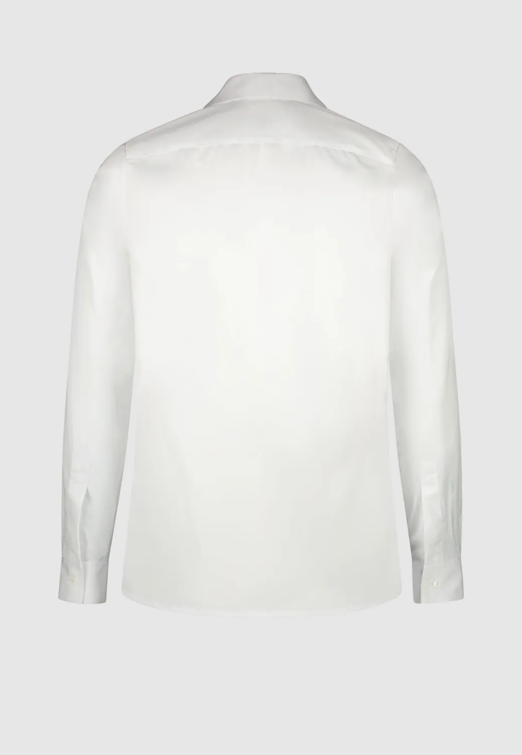 Pierre Talamon Chemise col requin blanche coton