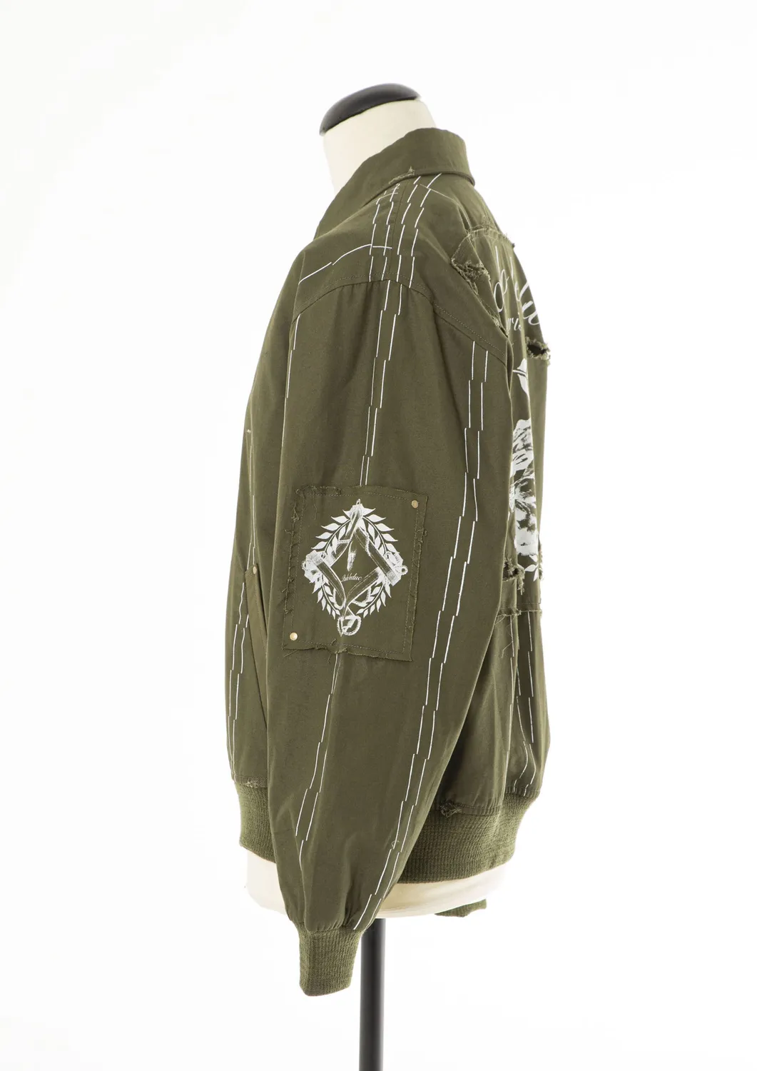 Paolo Leduc Mad Tailor blouson bomber vert militaire