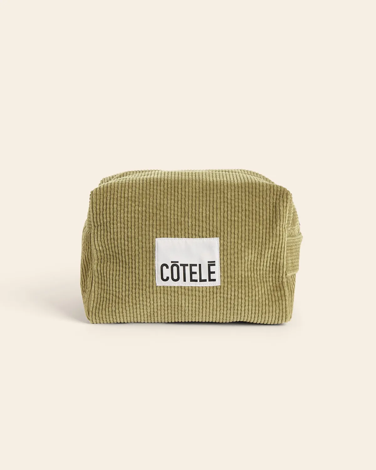 Cotelé Paris Trousse de Toilette XL Sauge velours