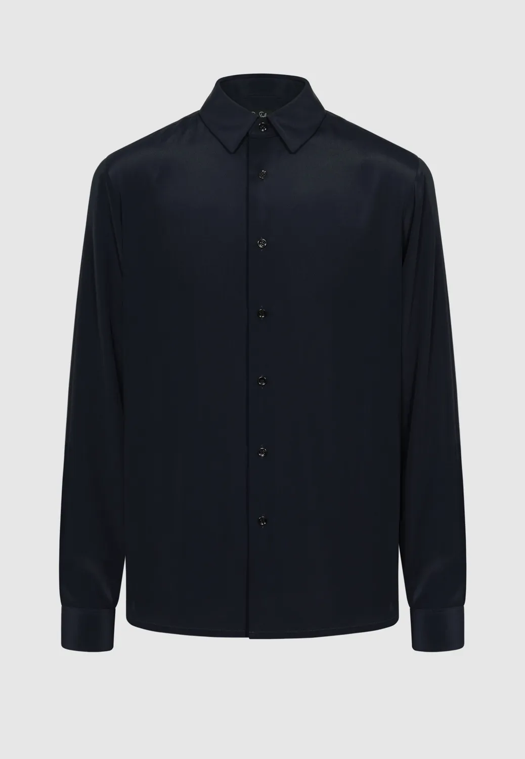 Pierre Talamon chemise crêpe fluide noire