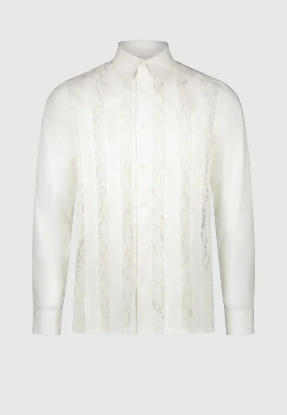 Pierre Talamon Camargue chemise blanche dentelle