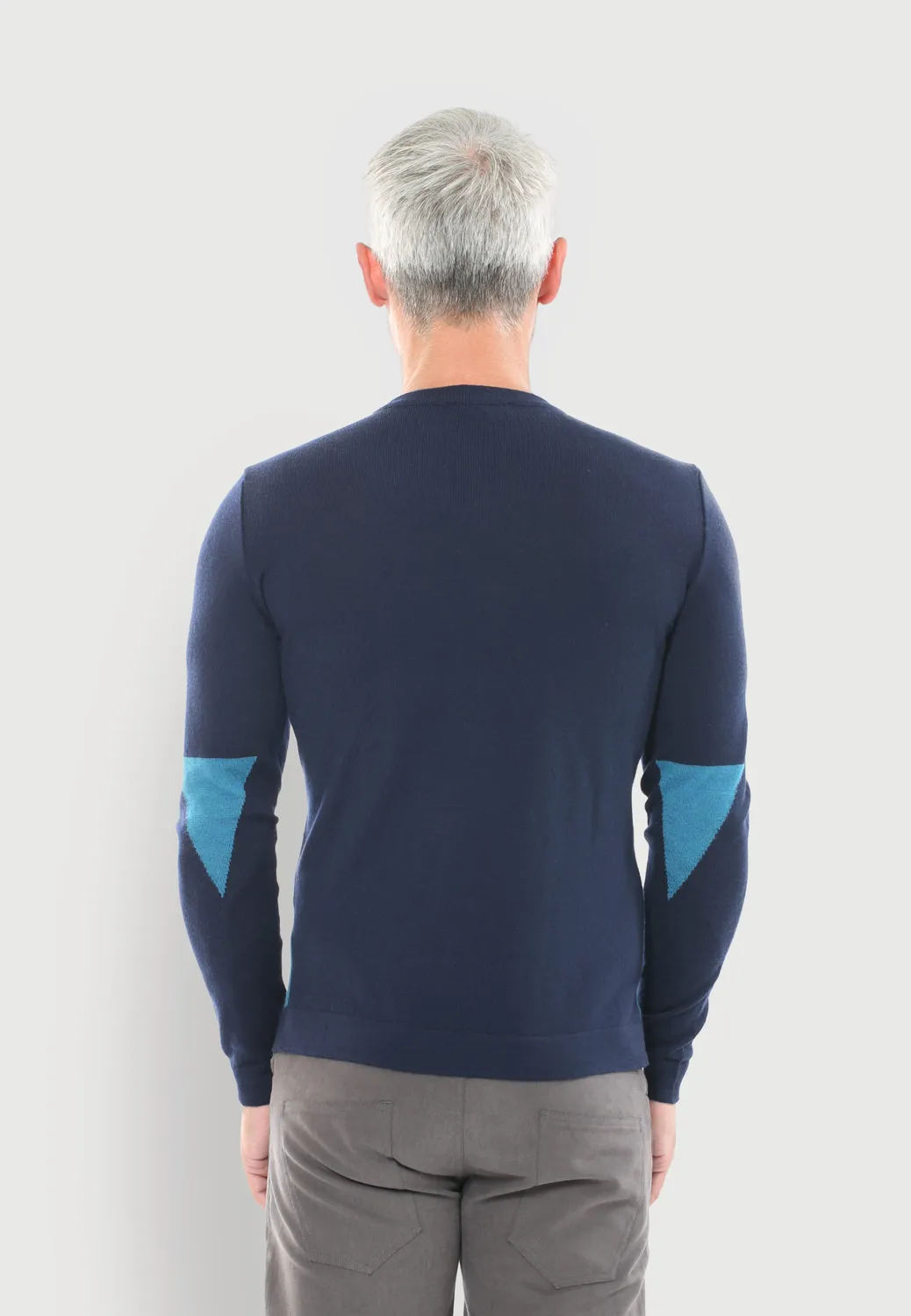 Pierre Talamon pull Brook Navy bleu marine