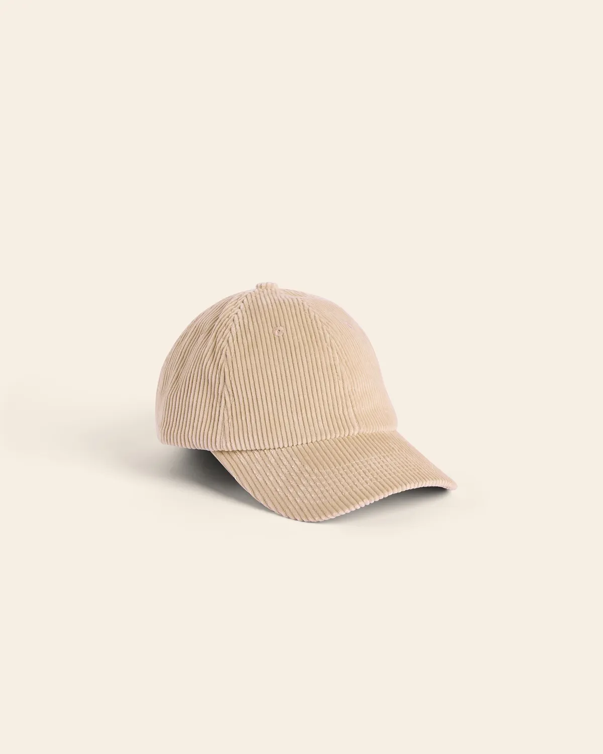Cotelé Paris Casquette Sable velours coton