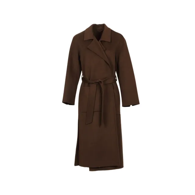 Oakwood Allegoria 64303 manteau laine choco ceinture