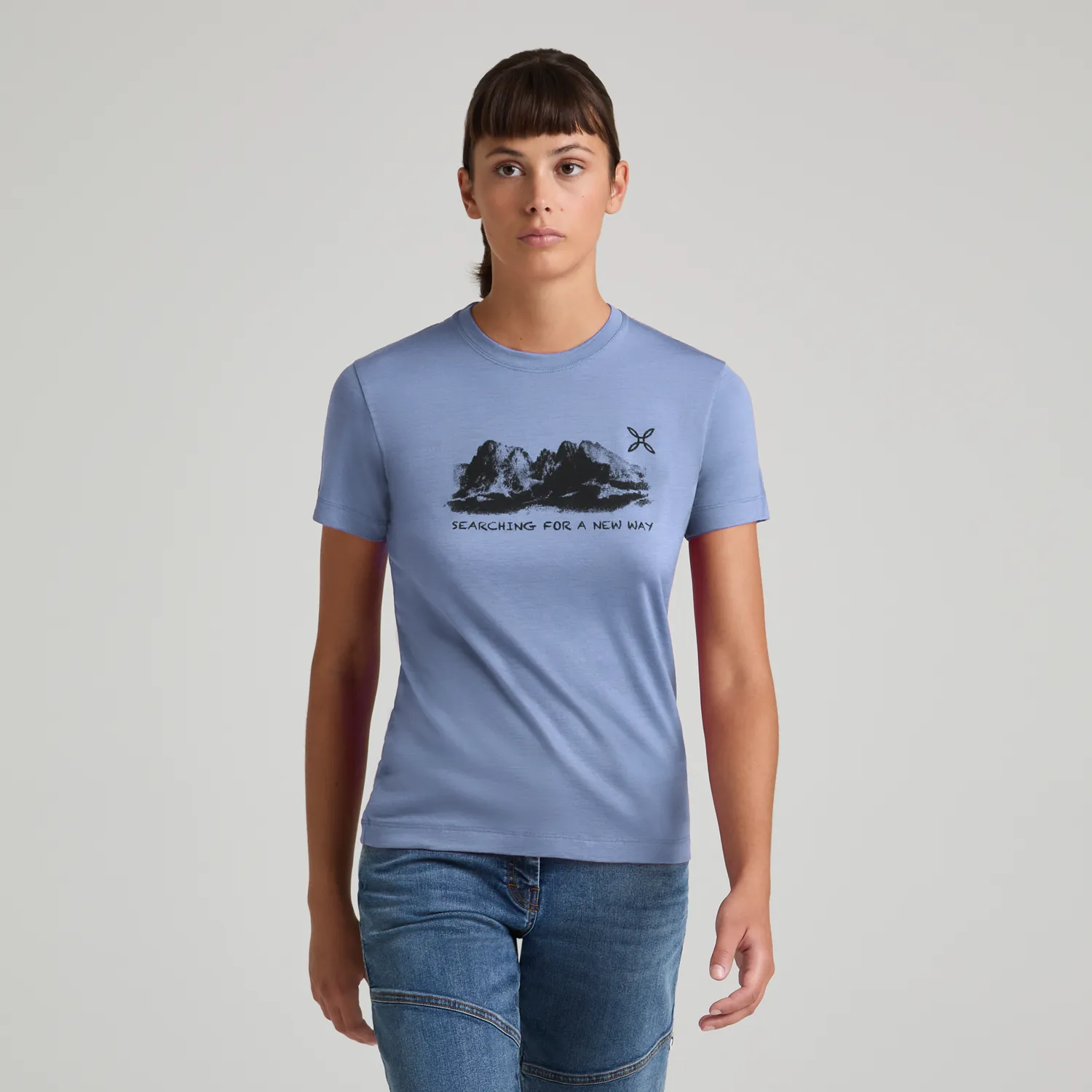 Montura Peaks Merino t-shirt femme mustard
