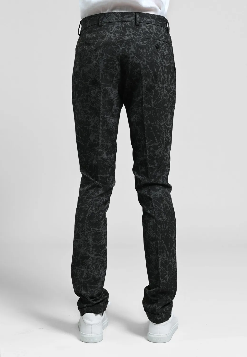 Pierre Talamon R11 Marble pantalon motif marbré