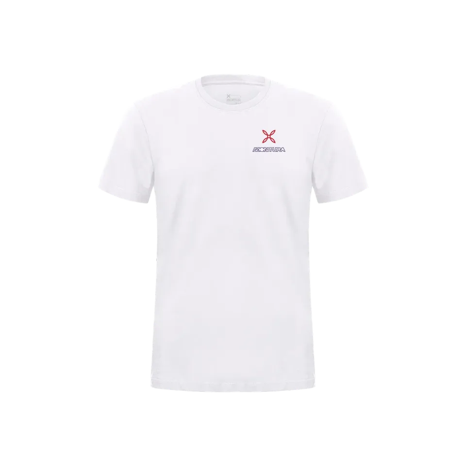 Montura Pitons T-Shirt t-shirt homme blanc coton bio
