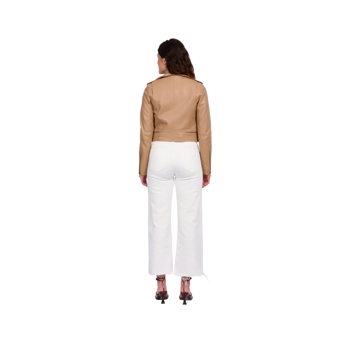 OAKWOOD YOKO 62326 blouson cuir noisette