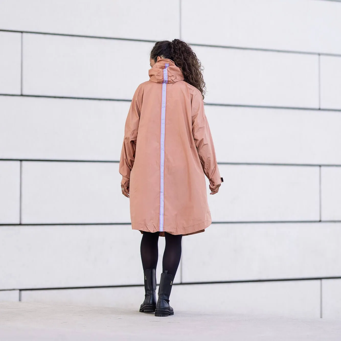 Le Temps des Grenouilles Dublin poncho vélo pluie recyclé