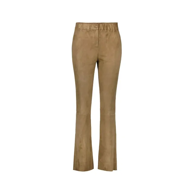 Oakwood Freya 64728 pantalon cuir marron stretch