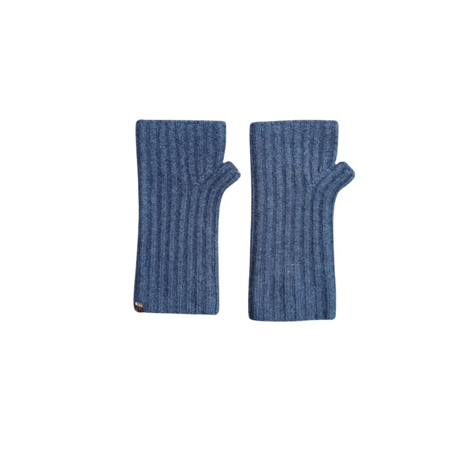 Oakwood Divine 65165 mitaines bleu foncé pur cachemire