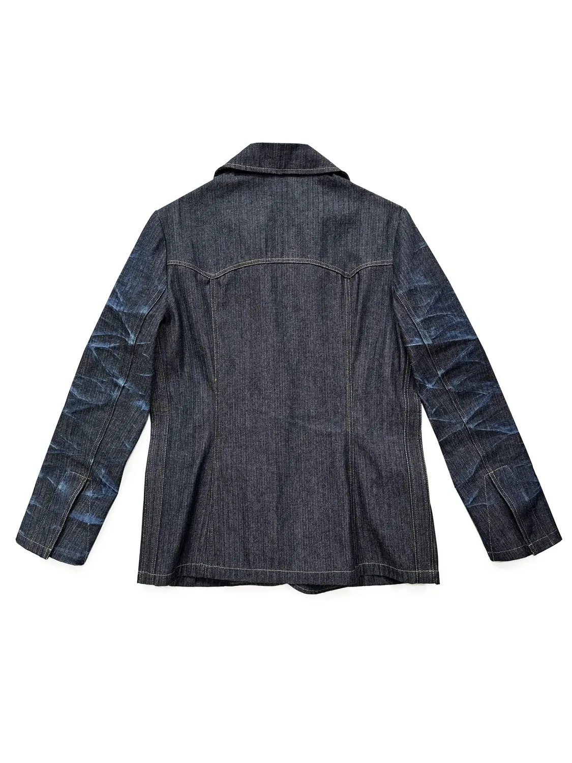Paolo Leduc Still Working veste workwear denim rayé