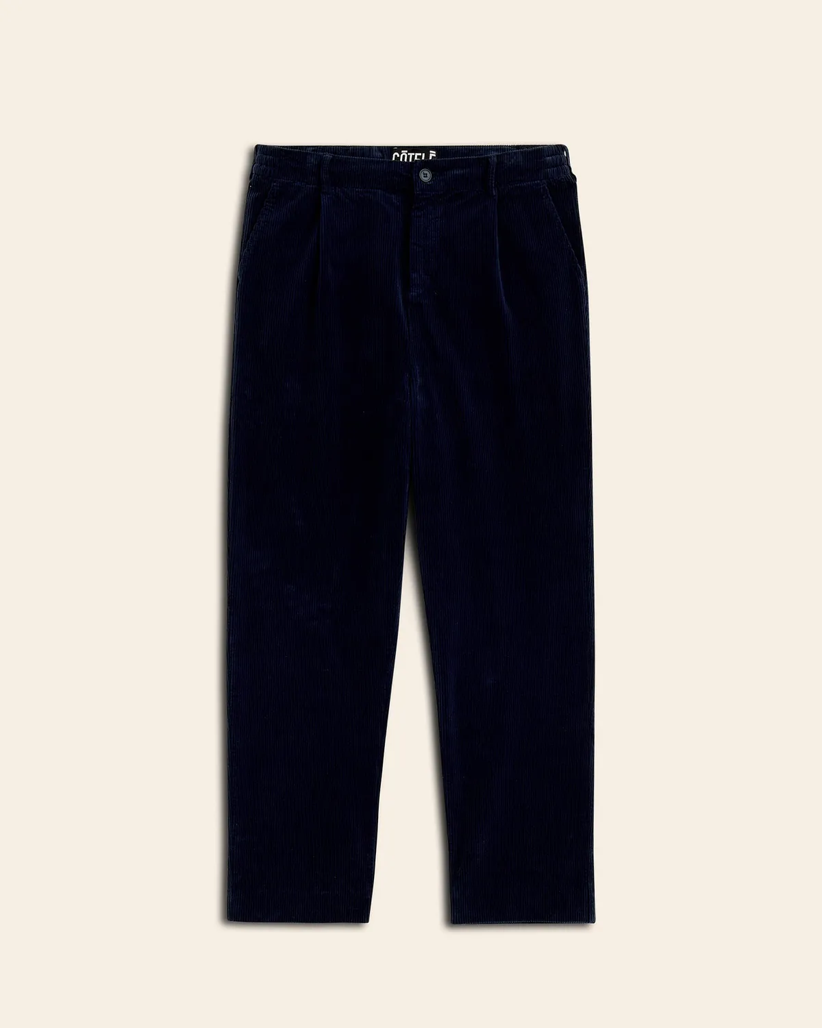 Cotelé Paris Pantalon Pince Homme navy velours