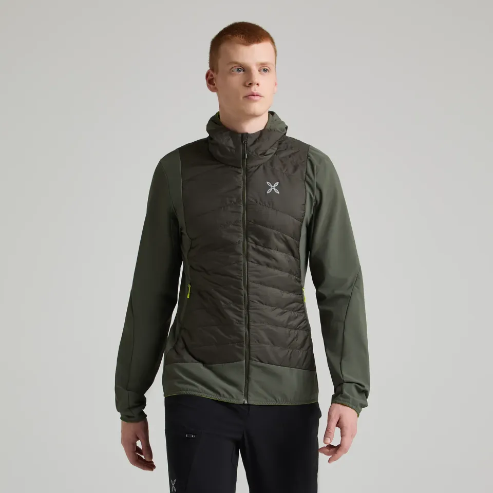 Montura Trace Hybrid veste homme noir isolée