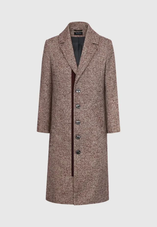 Pierre Talamon Brique manteau brique long