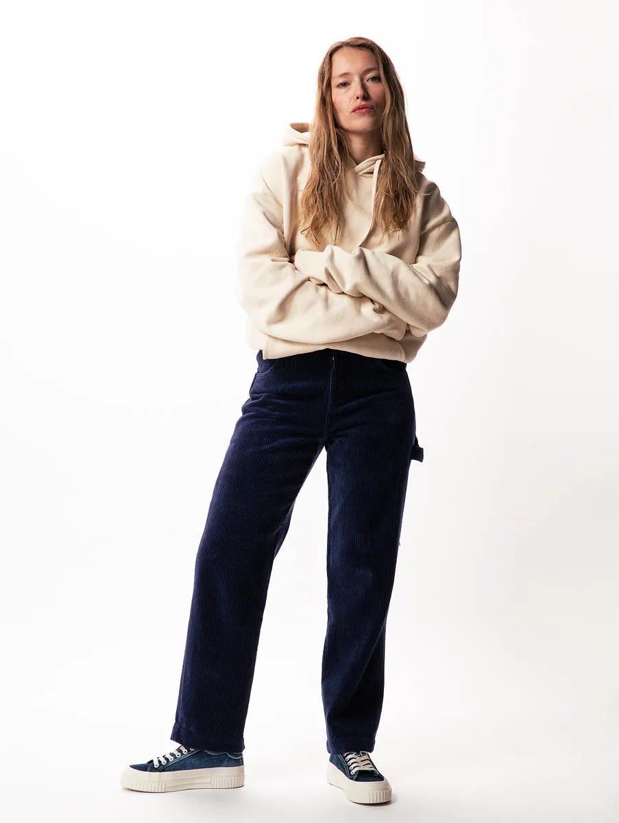 Cotelé Paris Charpentier pantalon cargo navy coton bio