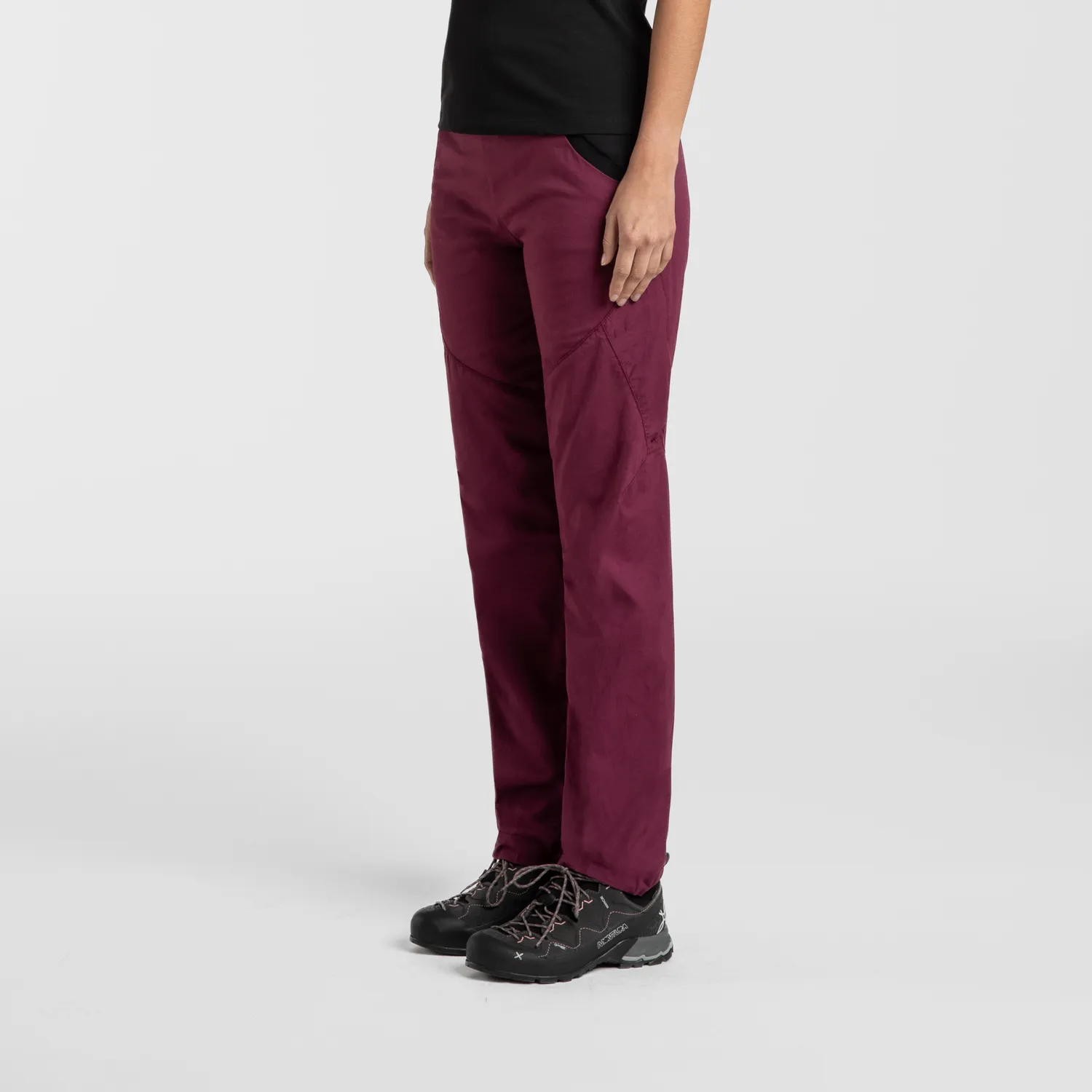 Montura Guna Pants Woman pantalon femme antracite coton