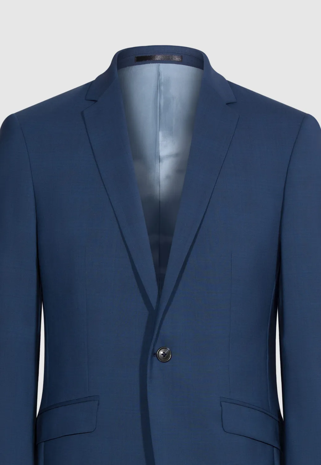 PIERRE TALAMON Bleu De Prusse costume homme laine slim