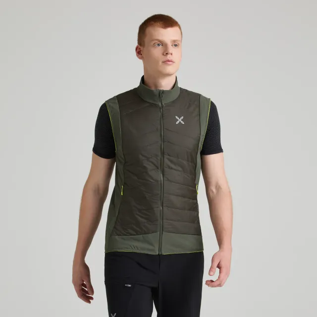 Montura Trace Hybrid Vest gilet homme vert isolant