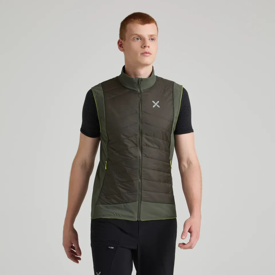 Montura Trace Hybrid Vest gilet homme vert isolant