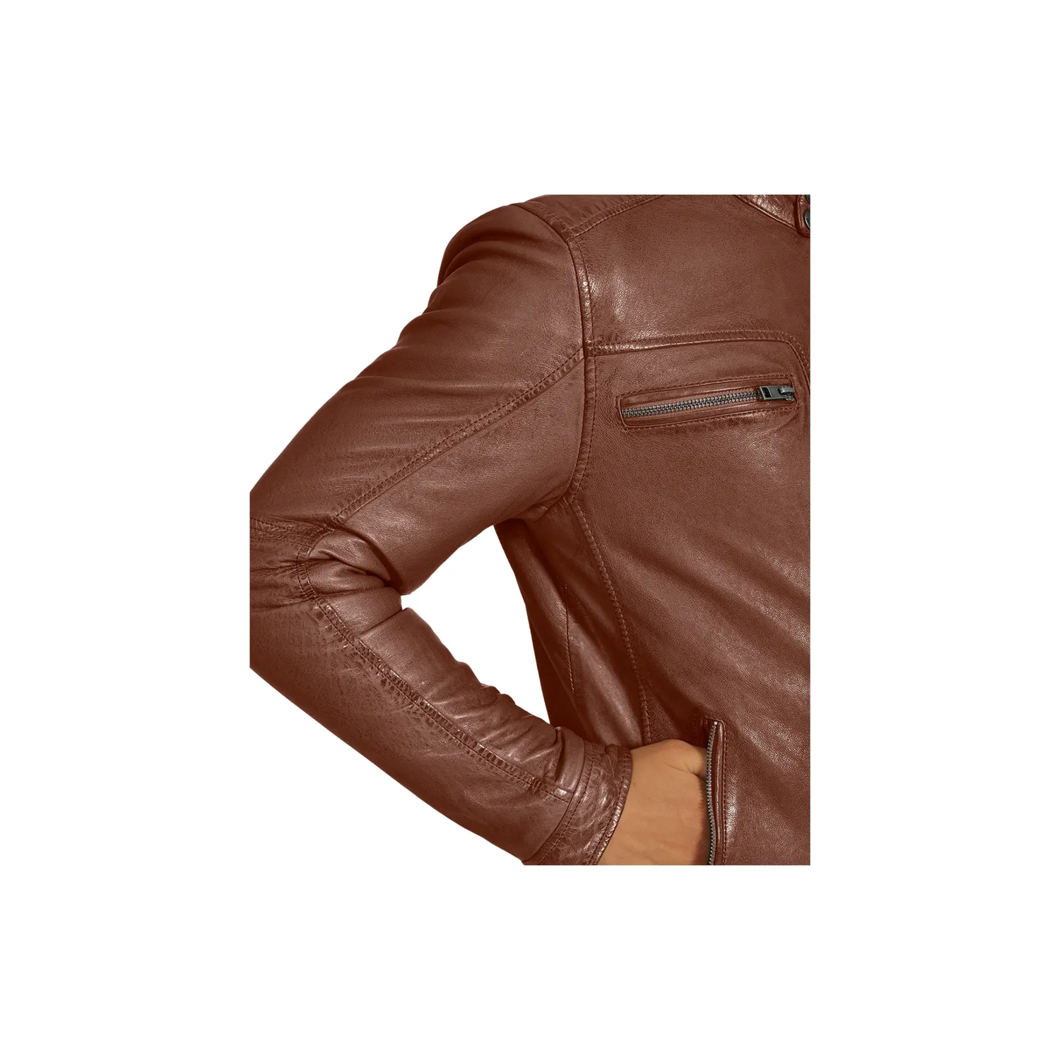 Oakwood Drink Réf. 63036 blouson cuir Tan