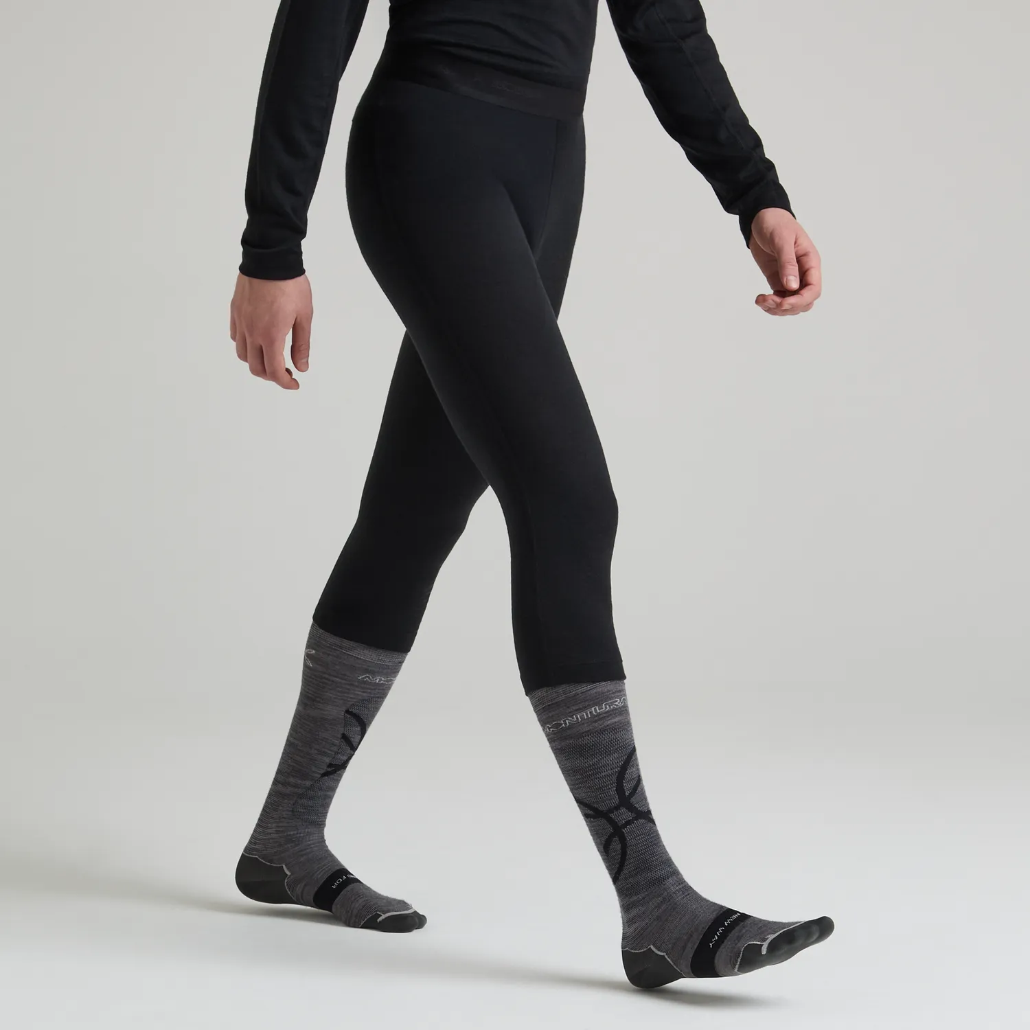 Montura Merino Concept collant 3/4 homme noir laine