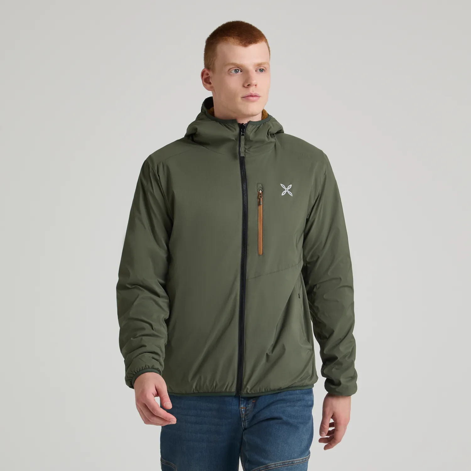 Montura Sherpa Reversible veste homme noir-vert coupe-vent