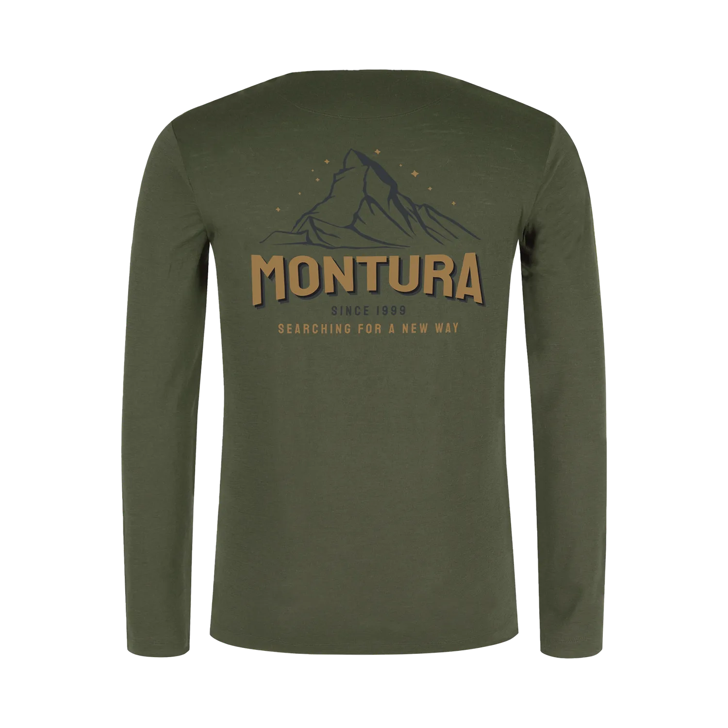 Montura Merino Mountain Maglia haut mérinos vert